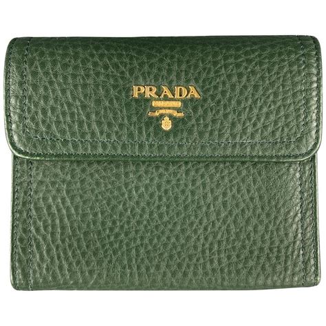 green prada wallet